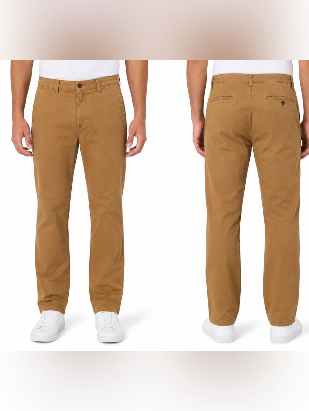George Men's Slim Chino Pants 36X30